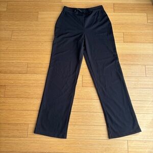 Y2K vintage black high waist stretchy dress pants